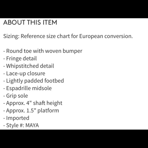 🔥⬇️ NWOT Miista Maya Fringe Espadrille Boot - Picture 12 of 12